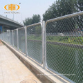 Steel wire 8ft cyclone mesh security chainlink fence